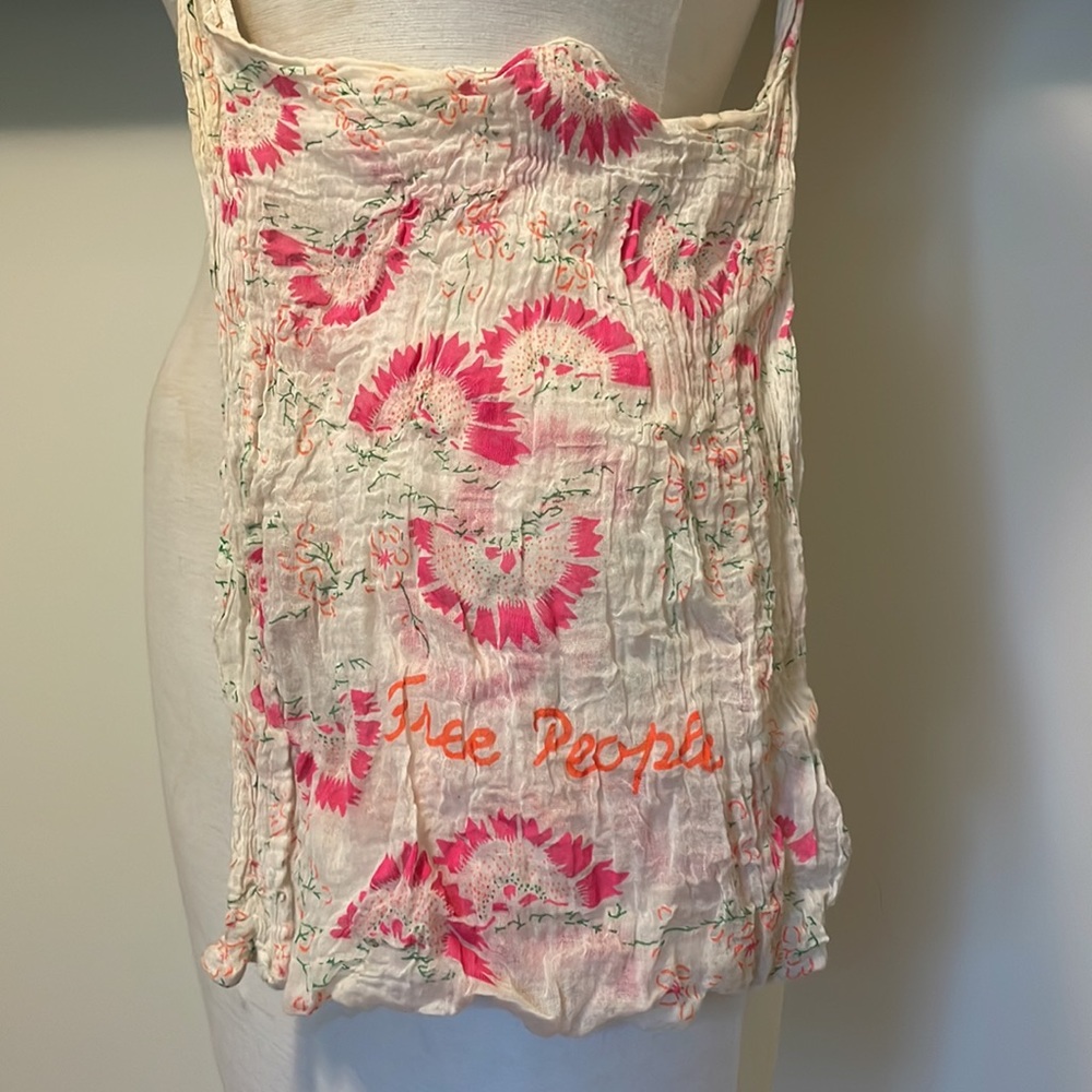 Free People gauzy tote, shop, party, free your hands for a drink or two drinks.